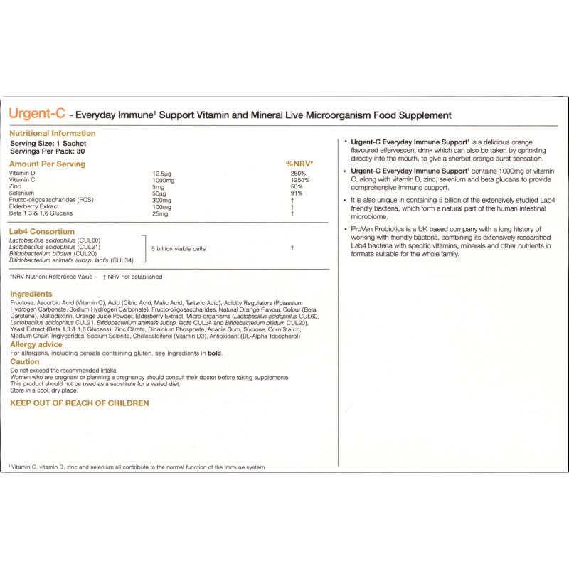 Urgent C Everyday Immune Support